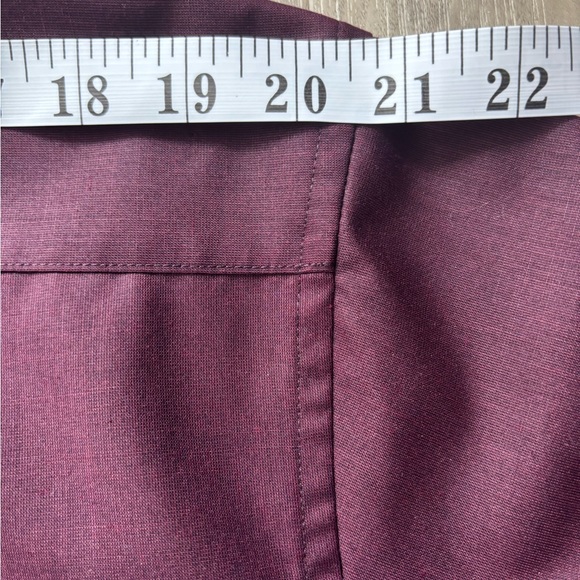 Elegant Maroon Button-Down Shirt for Men size L size 16-16.5 - Picture 7 of 11